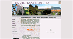 Desktop Screenshot of eskvalleylodge.co.nz