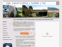 Tablet Screenshot of eskvalleylodge.co.nz